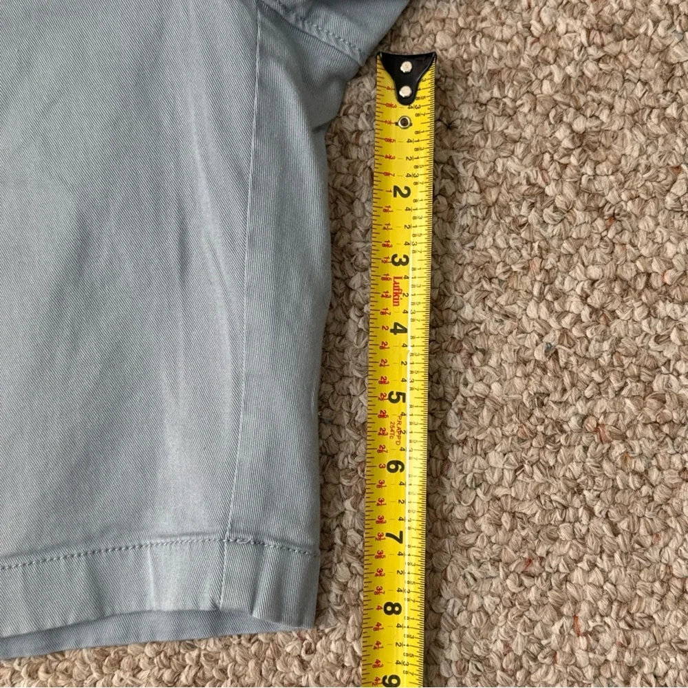 J.Crew Men's Light Blue Flat Front Mercantile Flex Chino Shorts 31